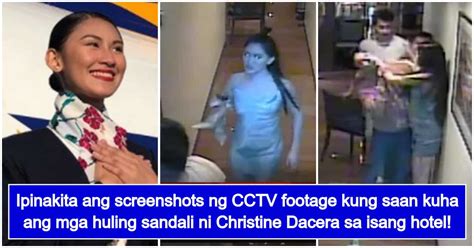 Christine Dacera CCTV shows her final moments, flight .